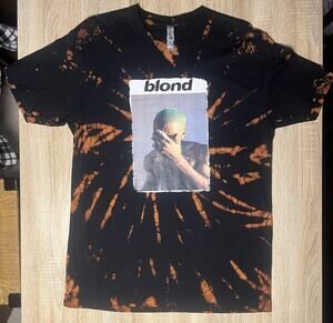 Frank Ocean Blonde Bleach Tie Dye TShirt Large